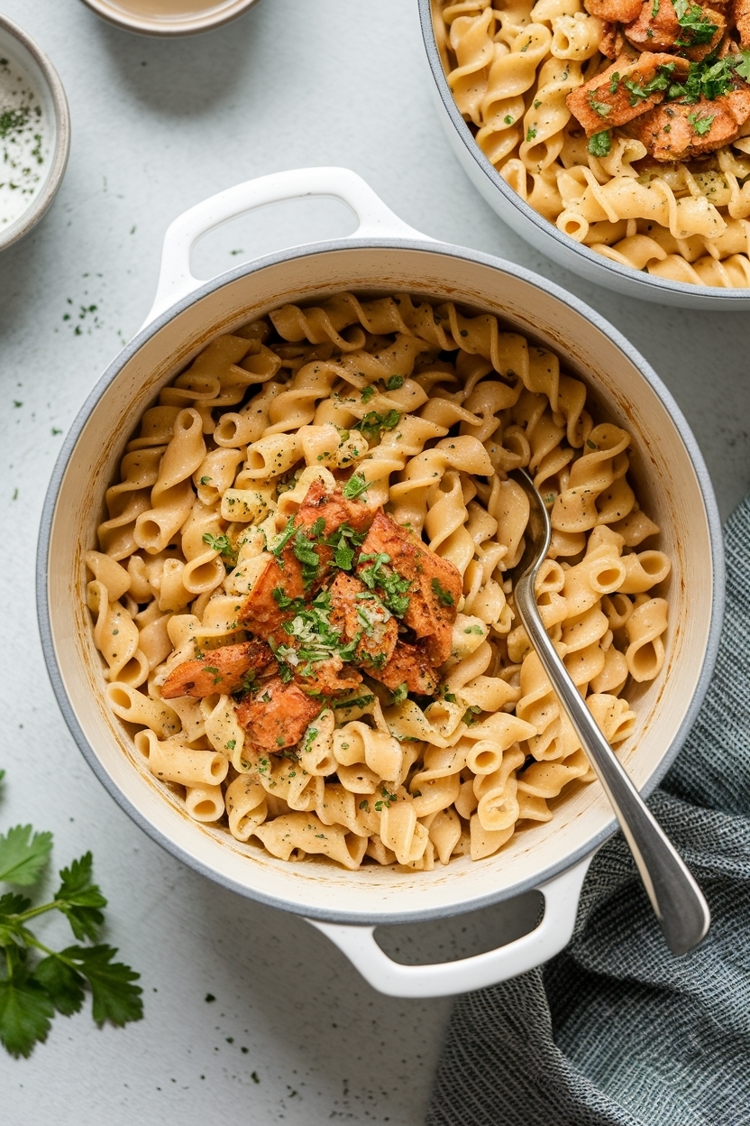 cajun chicken pasta creamy one pot