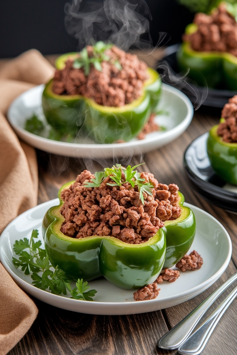 stuffed bell peppers recipe ground beef