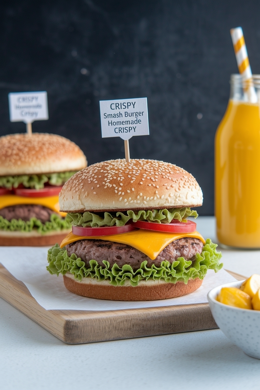 smash burger recipe homemade crispy