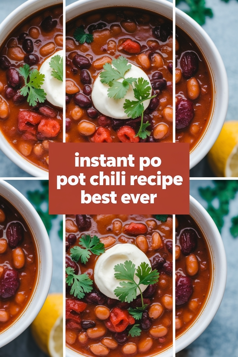 instant pot chili recipe best ever