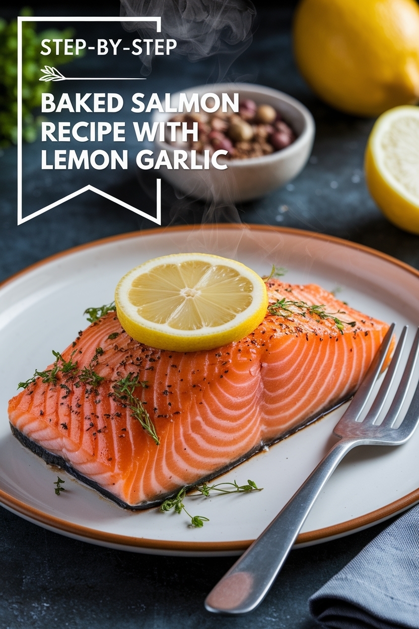 baked salmon recipe with lemon garlic