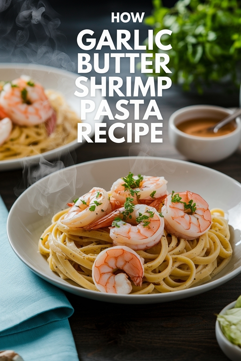 garlic butter shrimp pasta recipe