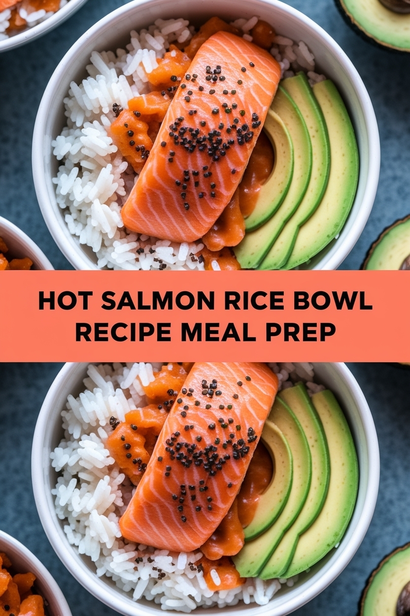 salmon rice bowl recipe meal prep