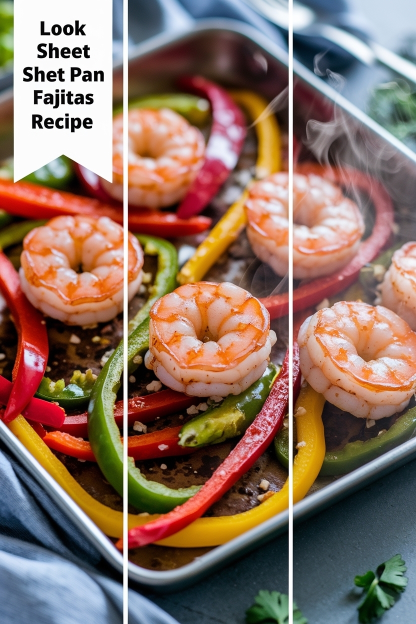 sheet pan shrimp fajitas recipe