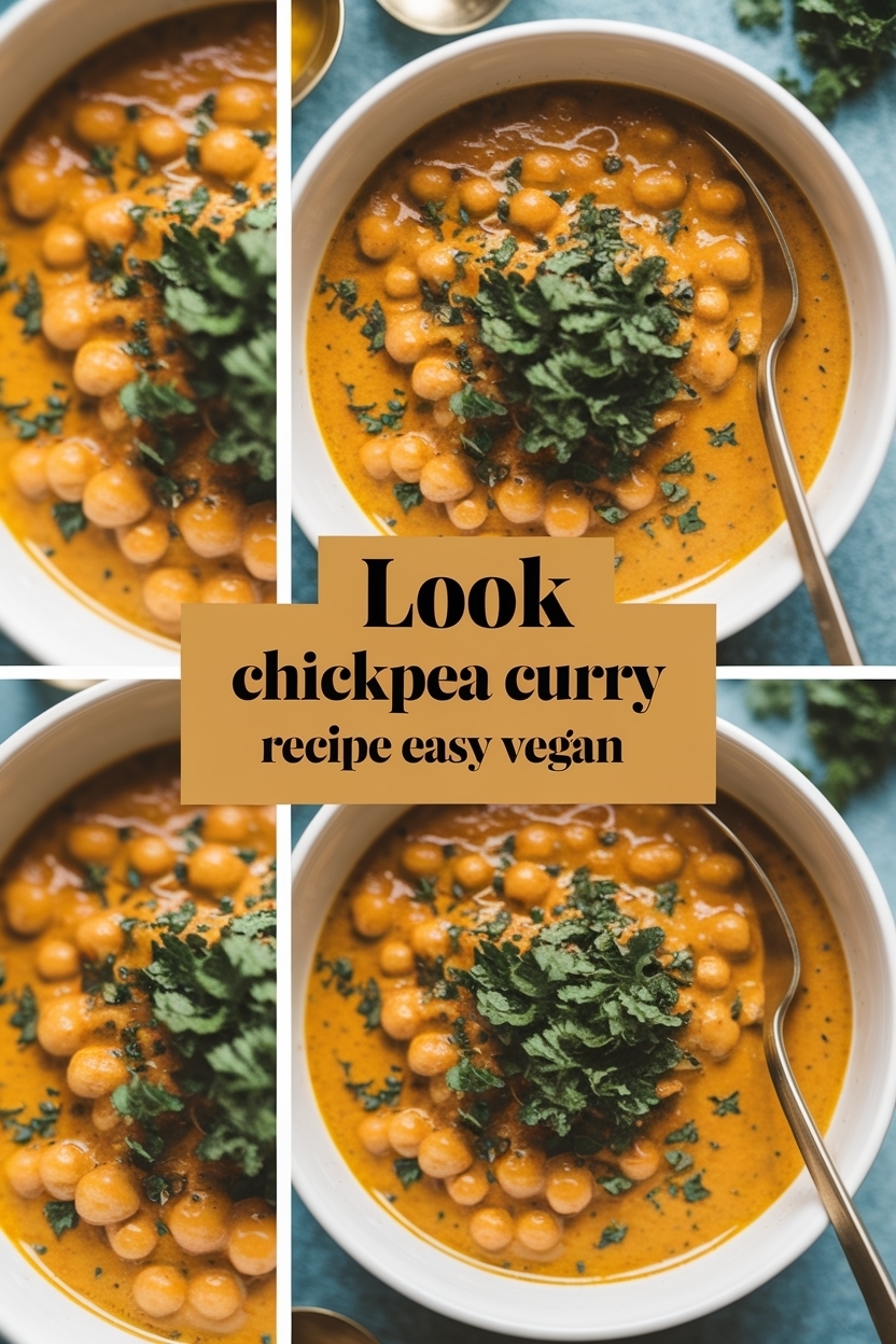 chickpea curry recipe easy vegan