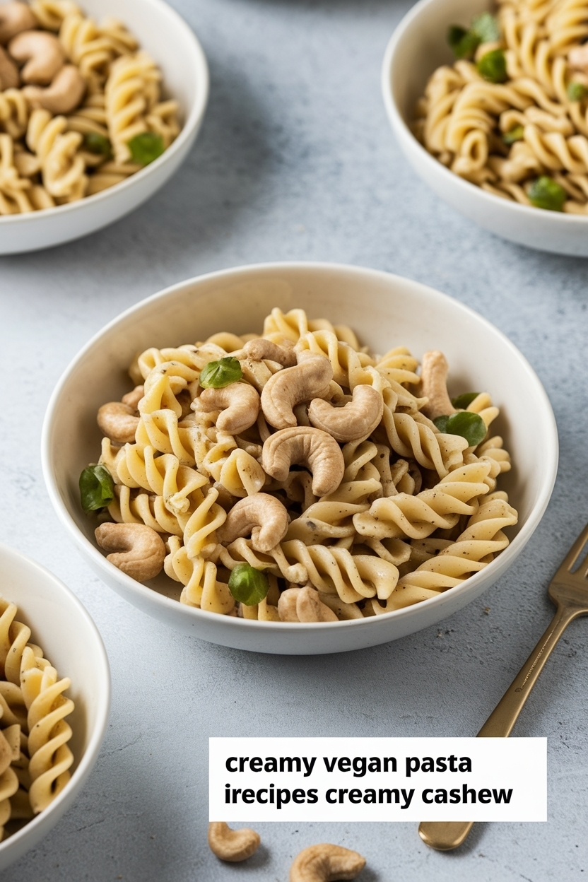 vegan pasta recipes creamy cashew