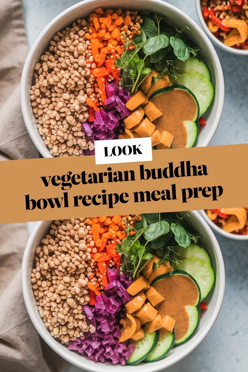 vegetarian buddha bowl recipe meal prep