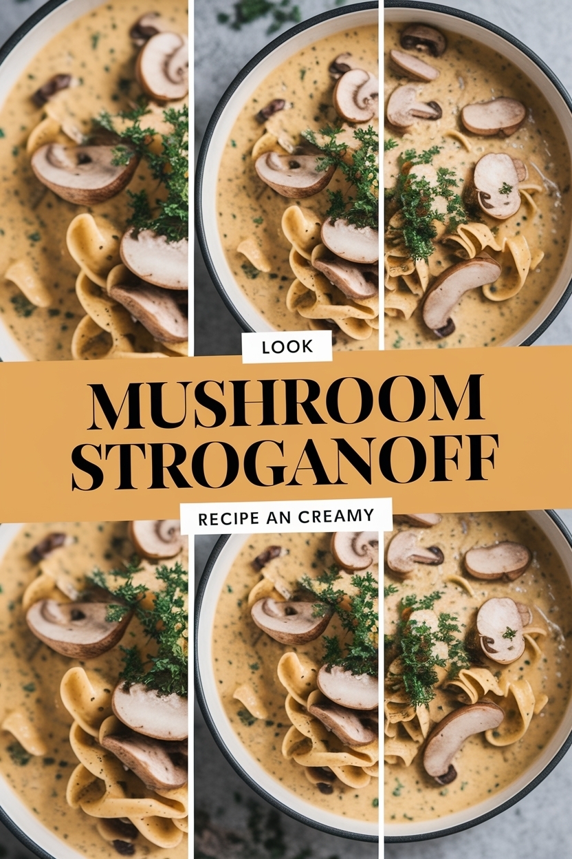 mushroom stroganoff recipe vegan creamy
