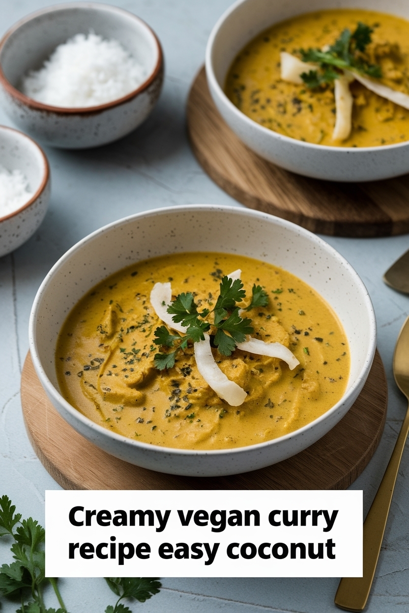 vegan curry recipe easy coconut