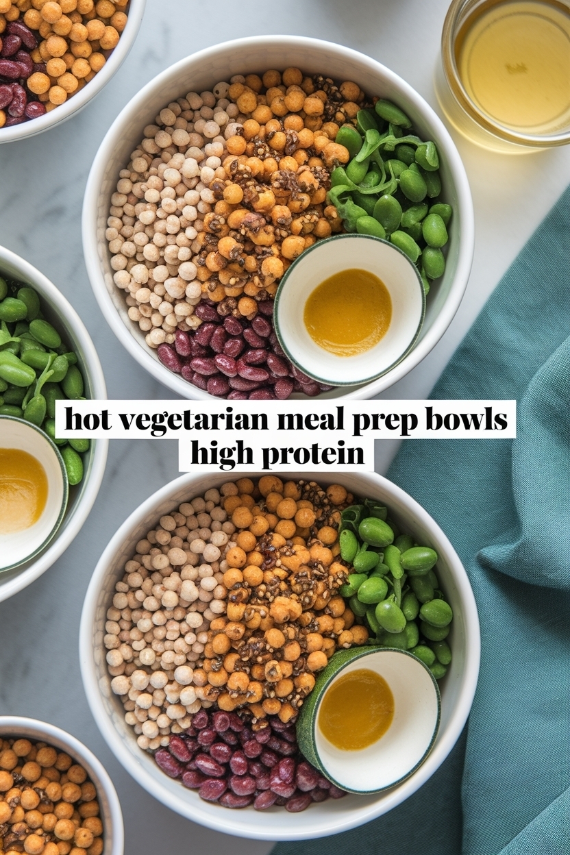 vegetarian meal prep bowls high protein