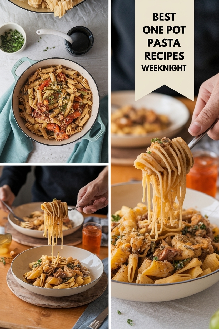 one pot pasta recipes easy weeknight