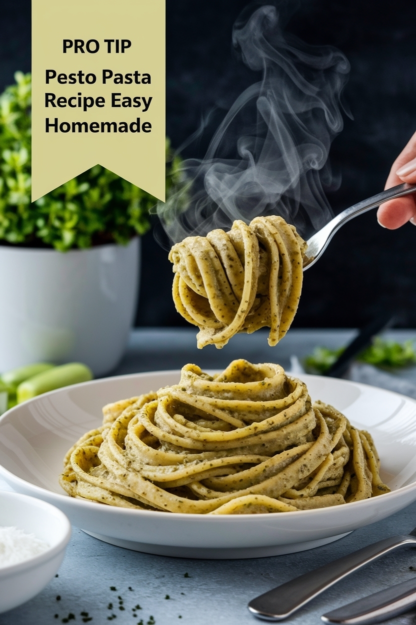 pesto pasta recipe easy homemade