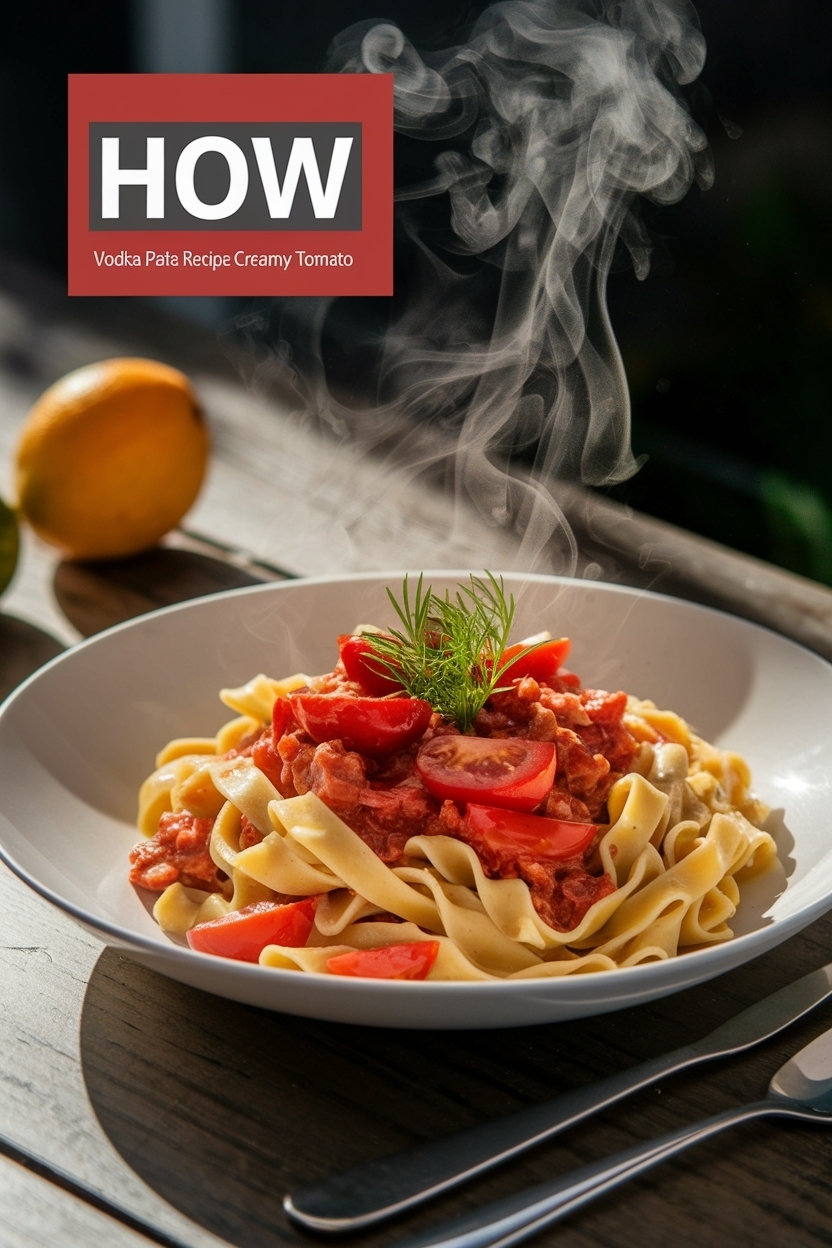vodka pasta recipe creamy tomato