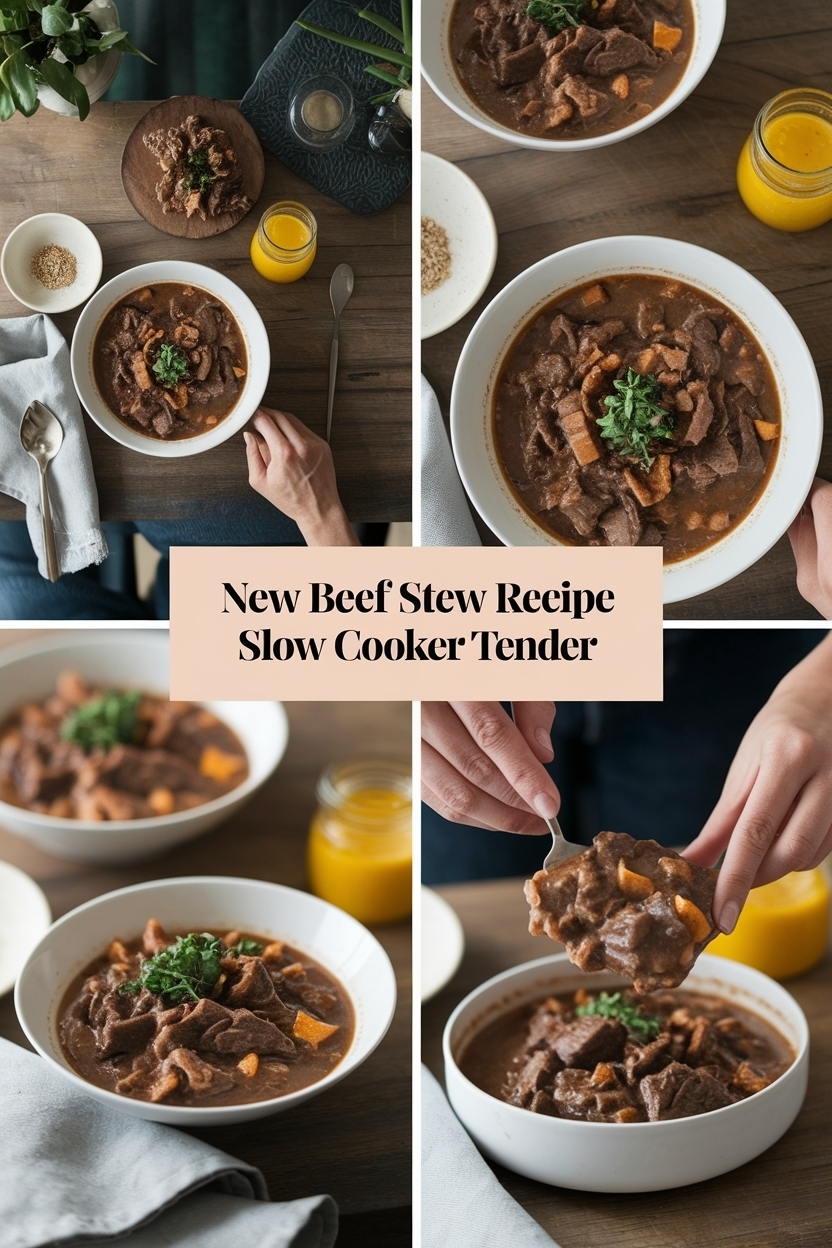 beef stew recipe slow cooker tender