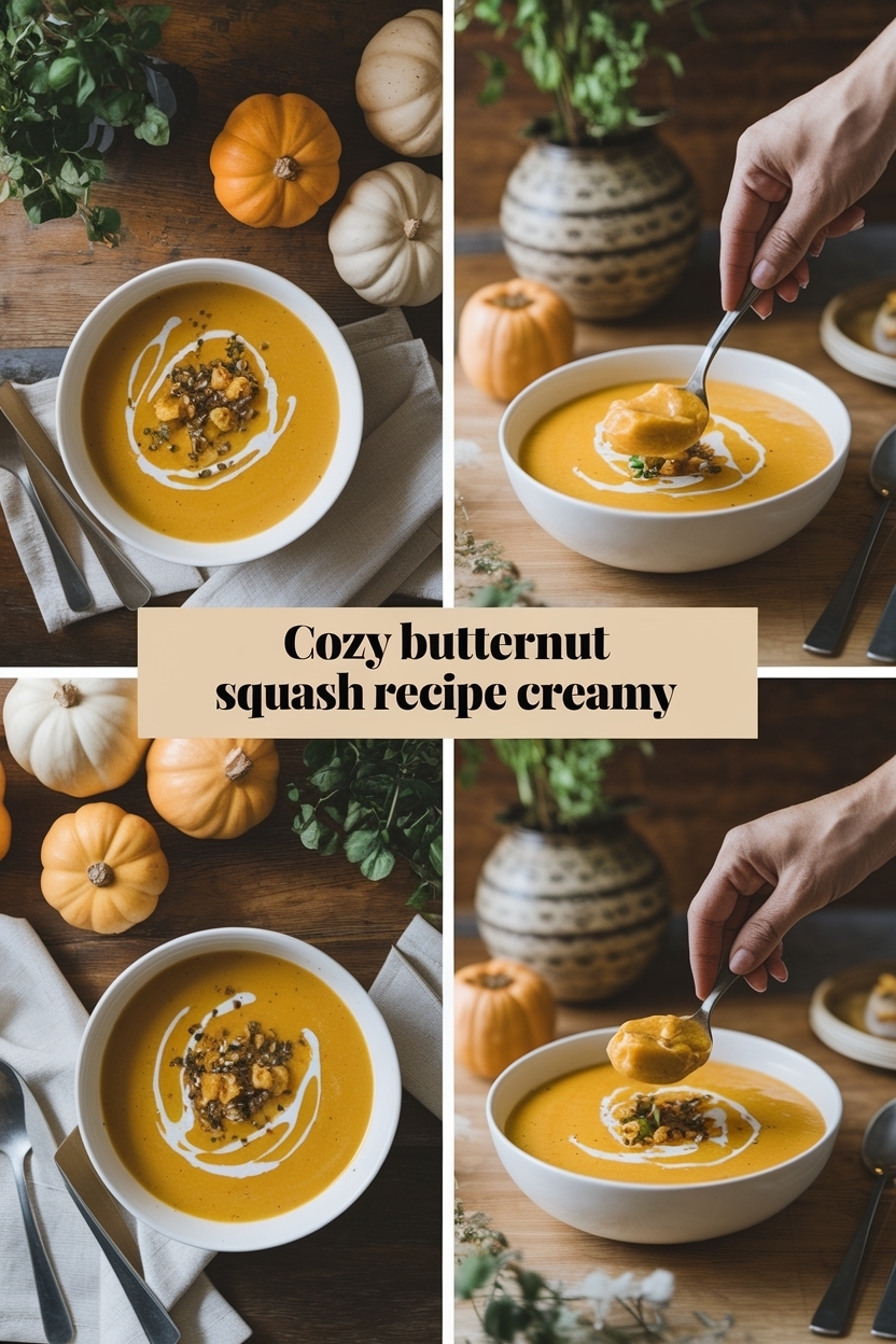 butternut squash soup recipe creamy