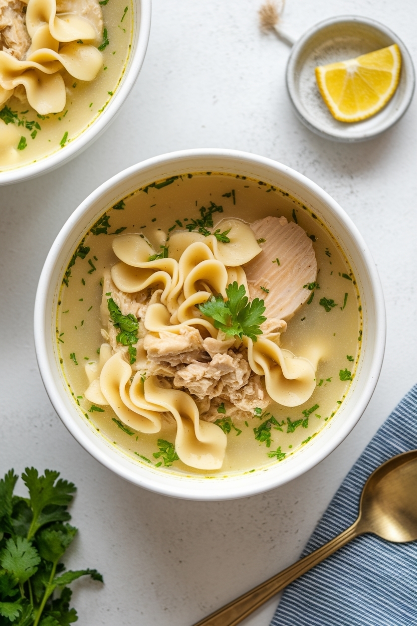 chicken noodle soup recipe from scratch