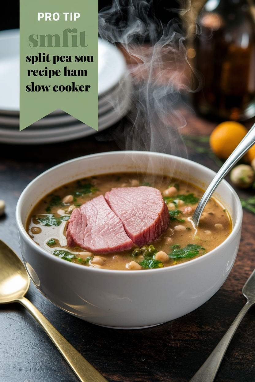 split pea soup recipe ham slow cooker