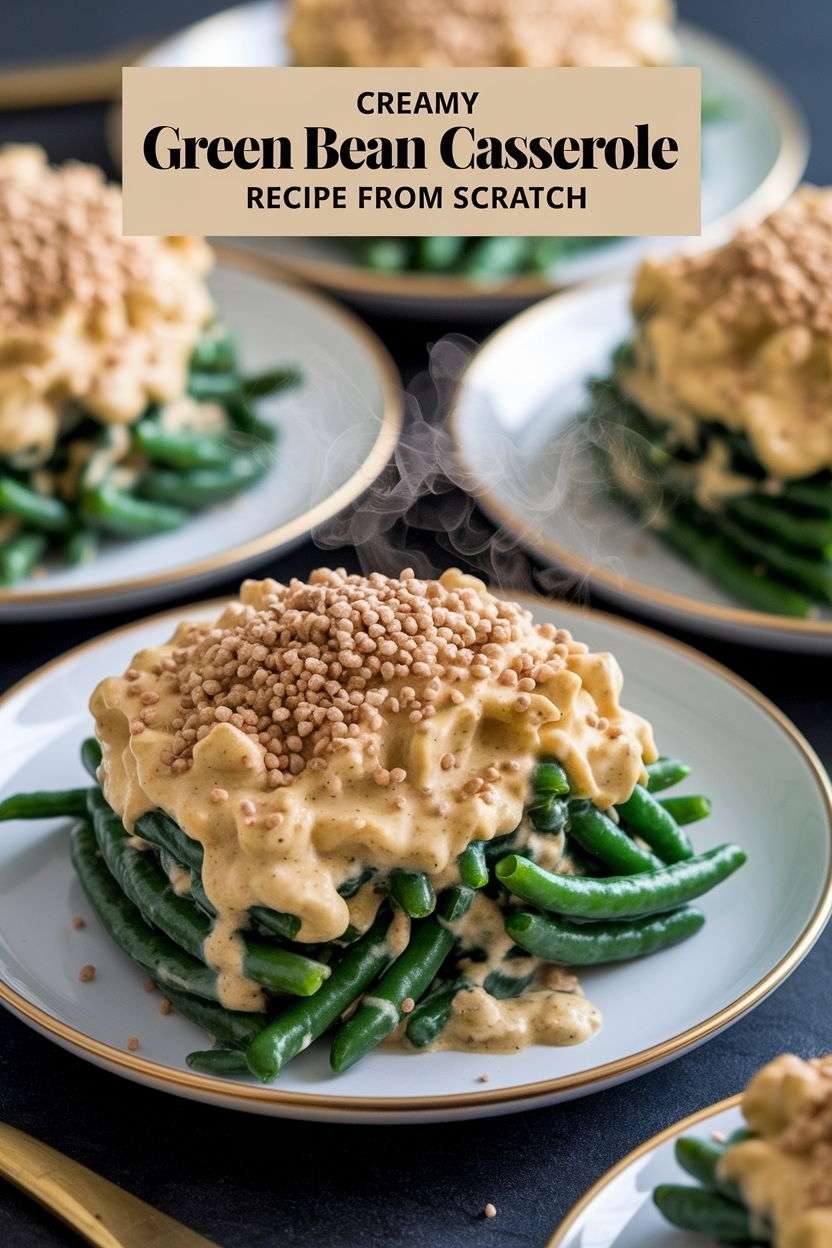 green bean casserole recipe from scratch
