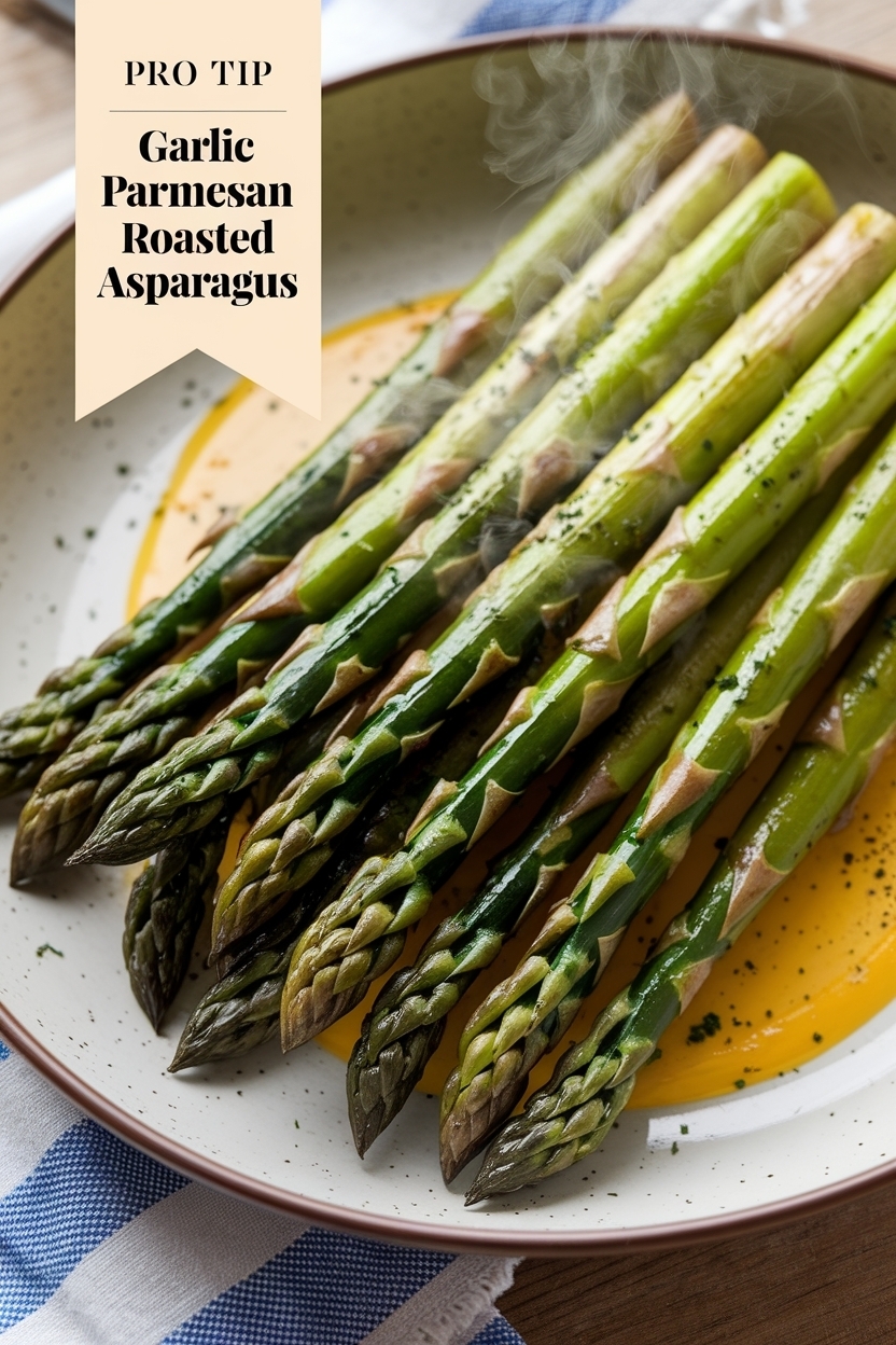 garlic parmesan roasted asparagus