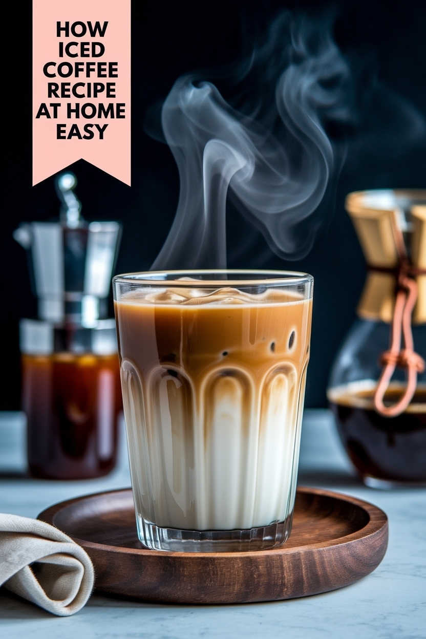 iced coffee recipe at home easy