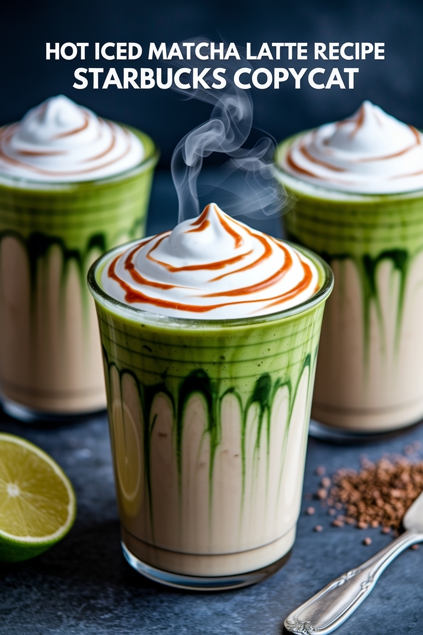 iced matcha latte recipe starbucks copycat