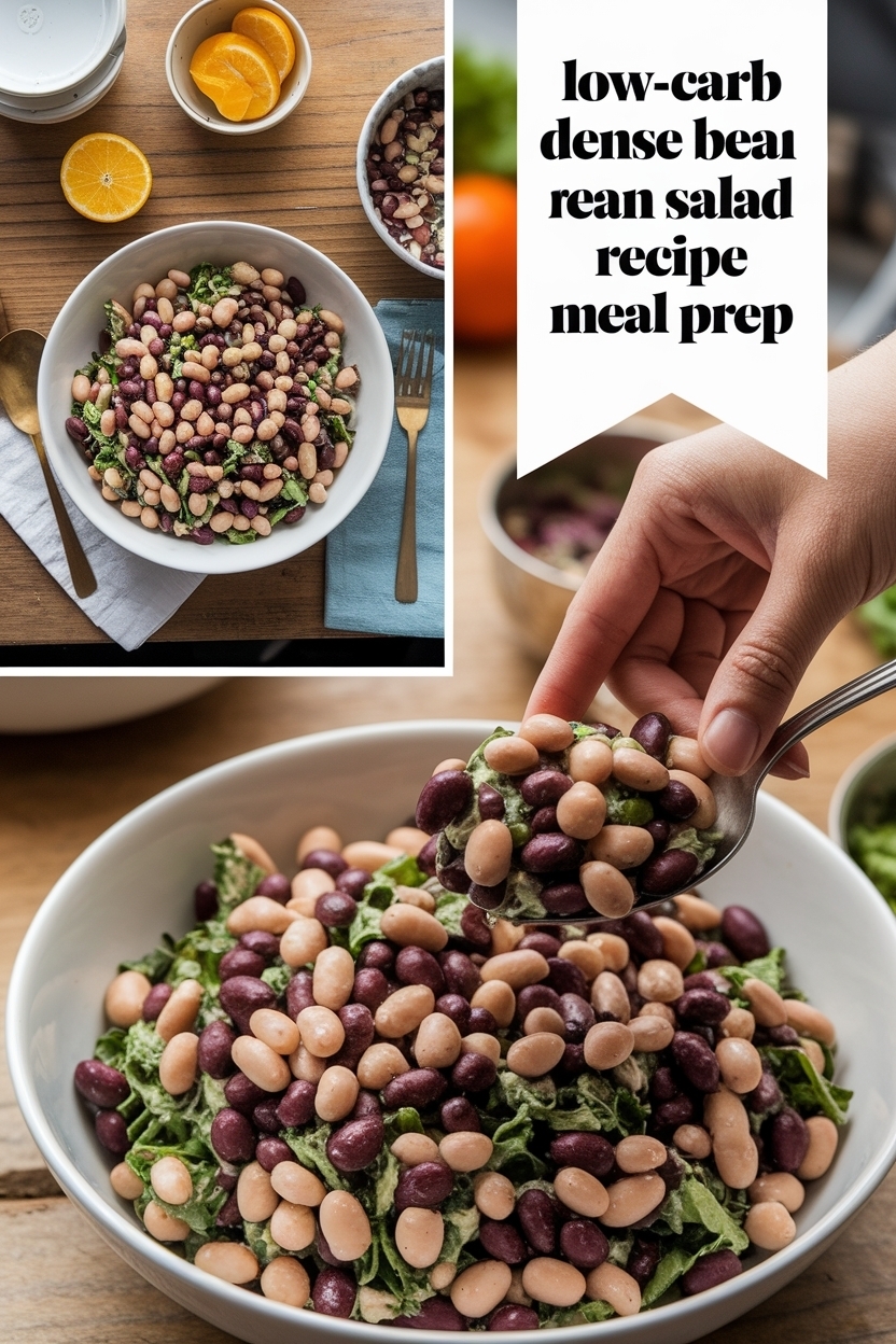 dense bean salad recipe meal prep