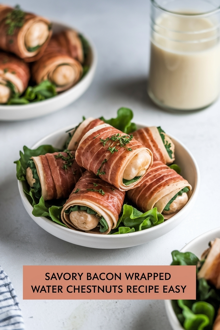 bacon wrapped water chestnuts recipe easy