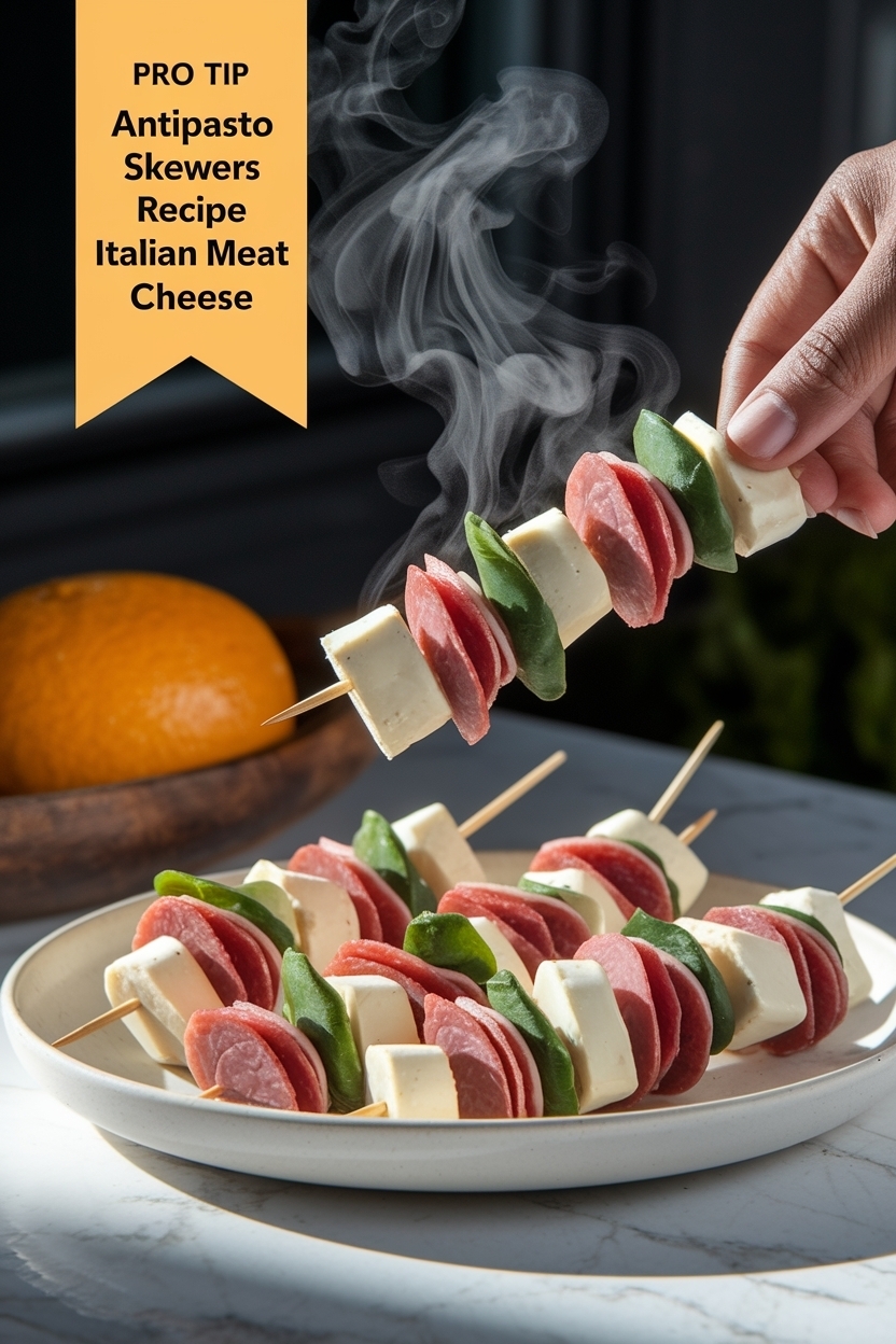 antipasto skewers recipe italian meat cheese