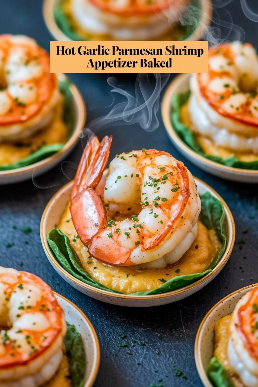 garlic parmesan shrimp appetizer baked