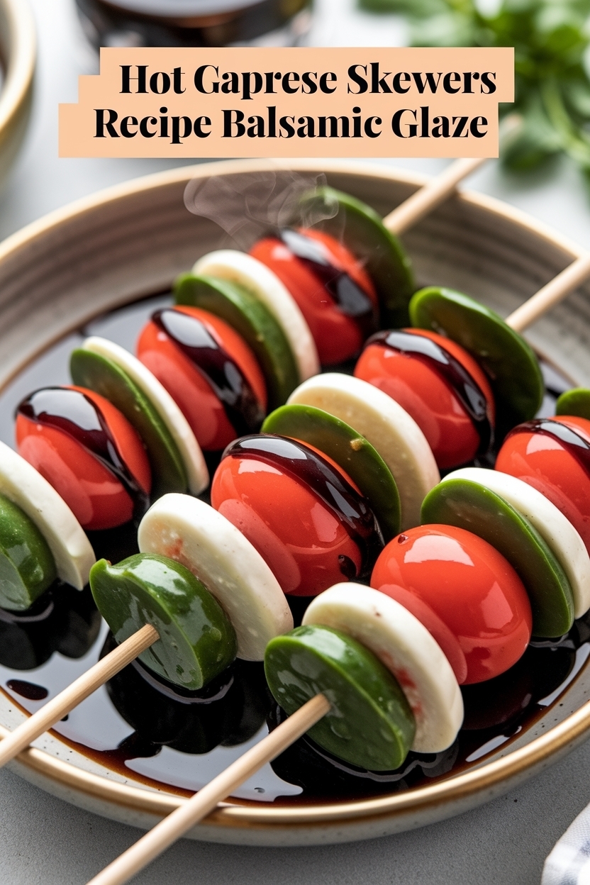 caprese skewers recipe balsamic glaze