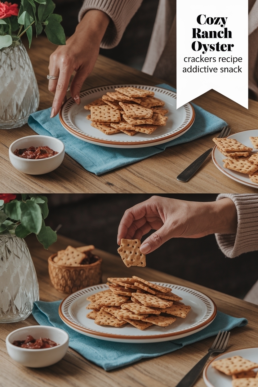 ranch oyster crackers recipe addictive snack