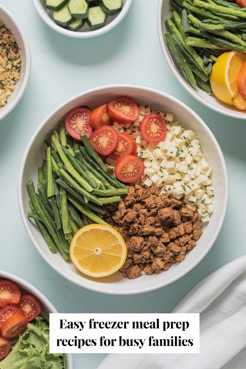 freezer meal prep recipes for busy families