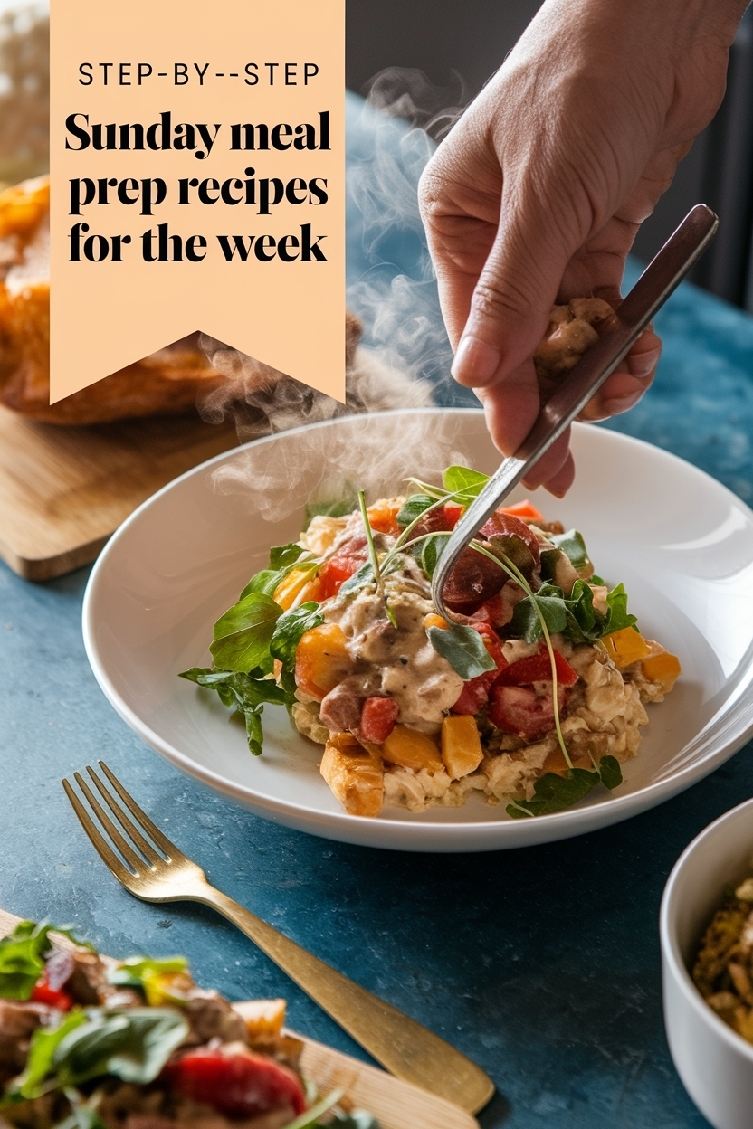 sunday meal prep recipes for the week
