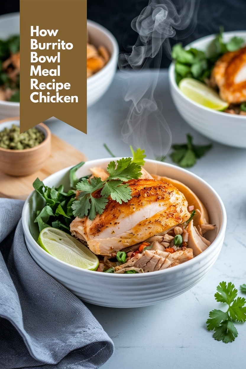 burrito bowl meal prep recipe chicken