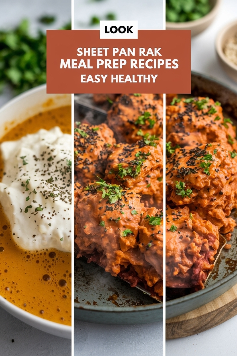 sheet pan meal prep recipes easy healthy