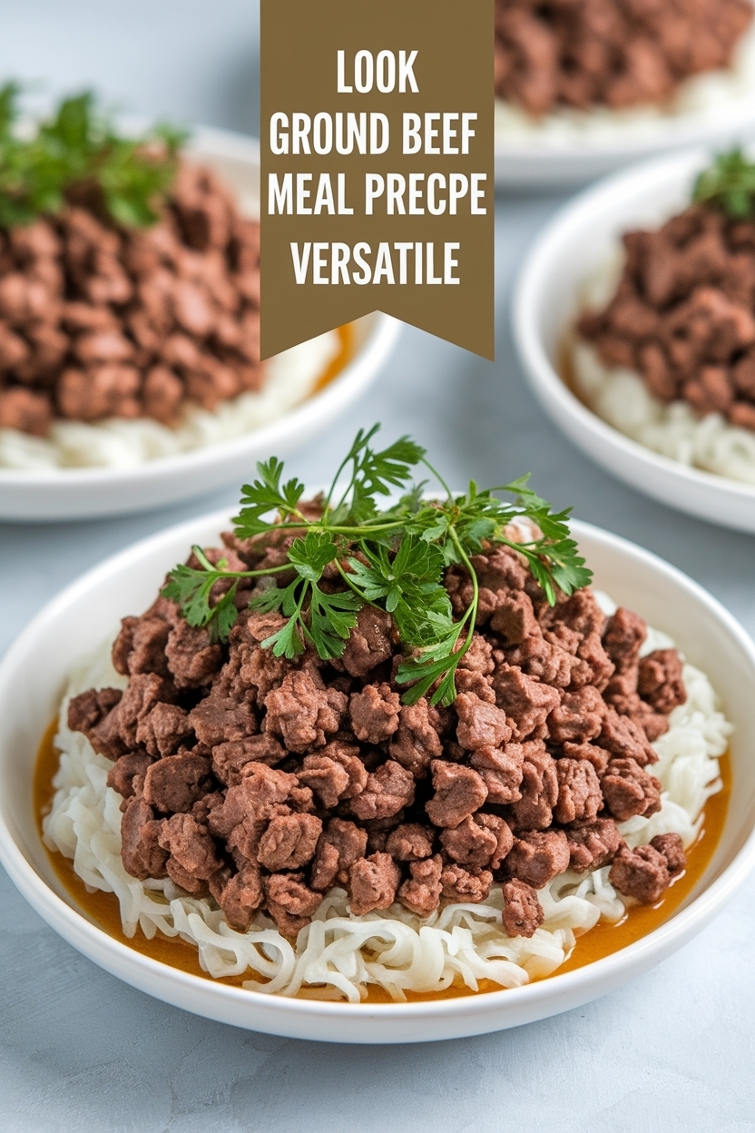 ground beef meal prep recipe versatile