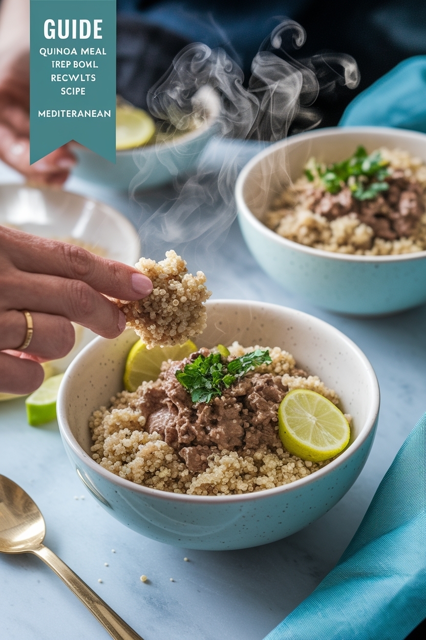 quinoa meal prep bowls recipe mediterranean