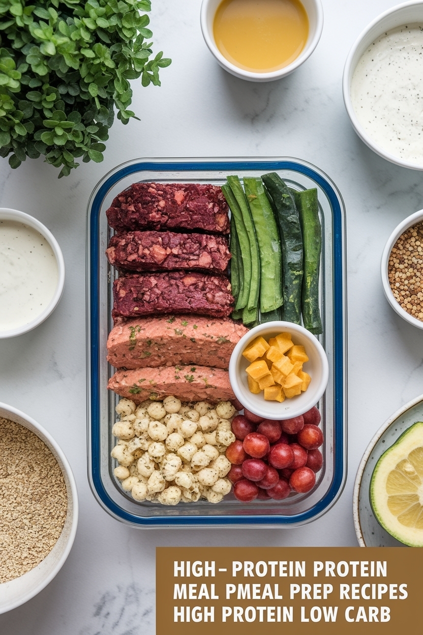 protein meal prep recipes high protein low carb