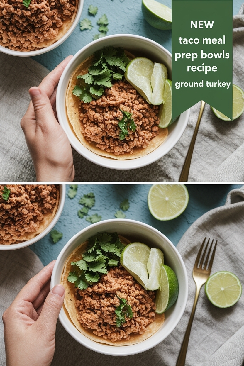 taco meal prep bowls recipe ground turkey