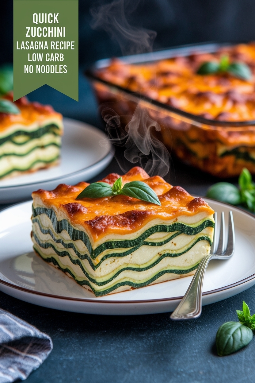 zucchini lasagna recipe low carb no noodles