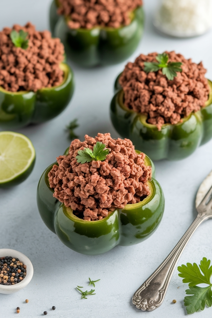 keto stuffed peppers recipe ground beef