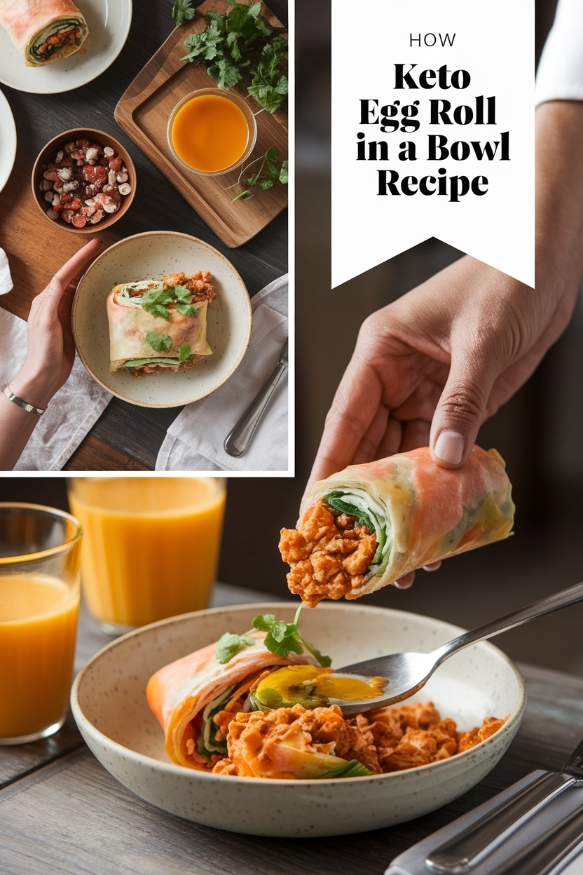 keto egg roll in a bowl recipe