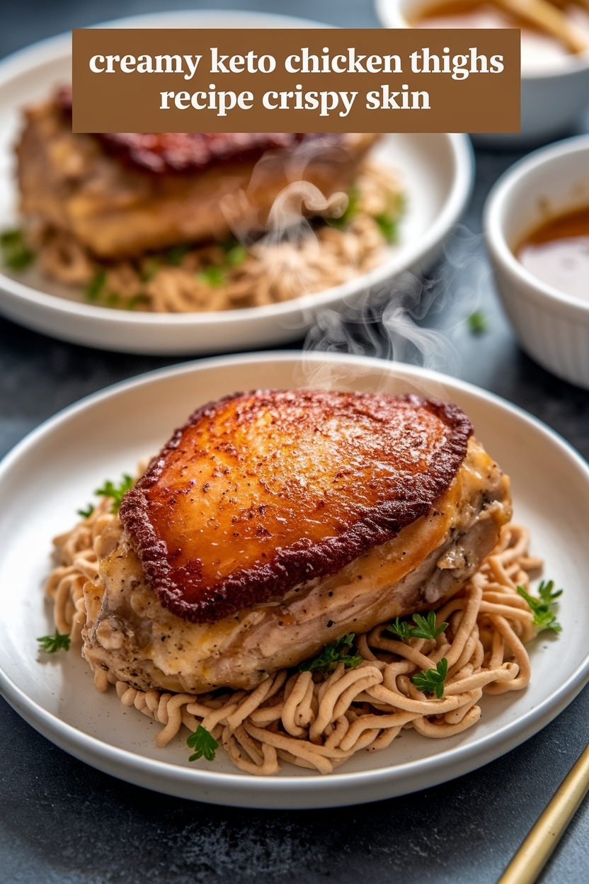 keto chicken thighs recipe crispy skin