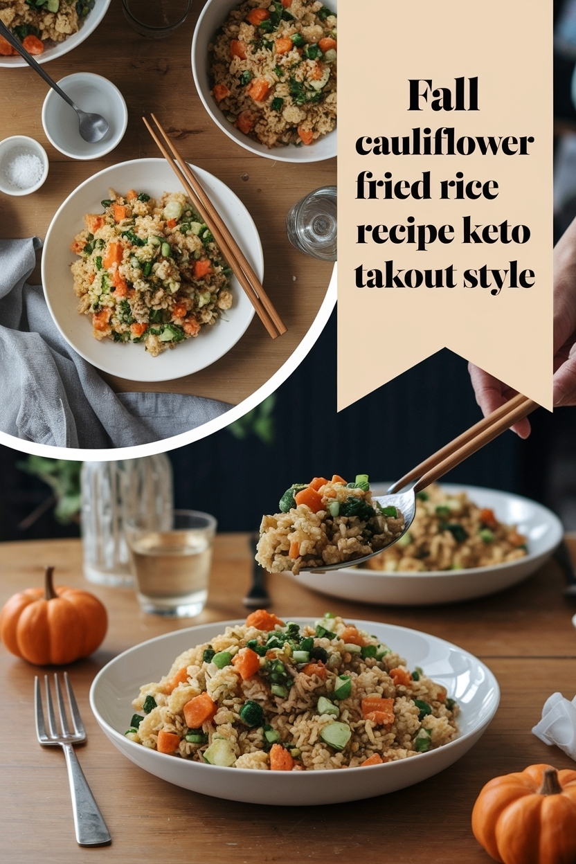 cauliflower fried rice recipe keto takeout style