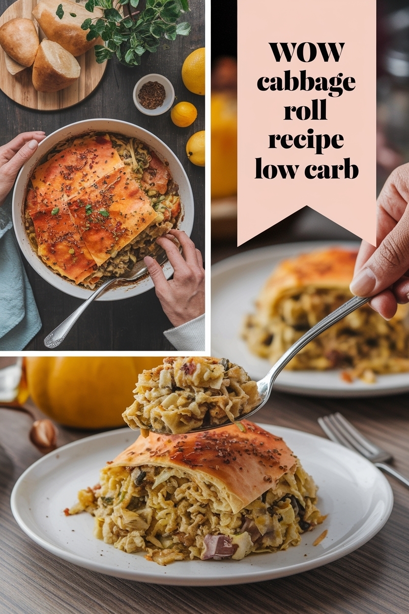 cabbage roll casserole recipe low carb