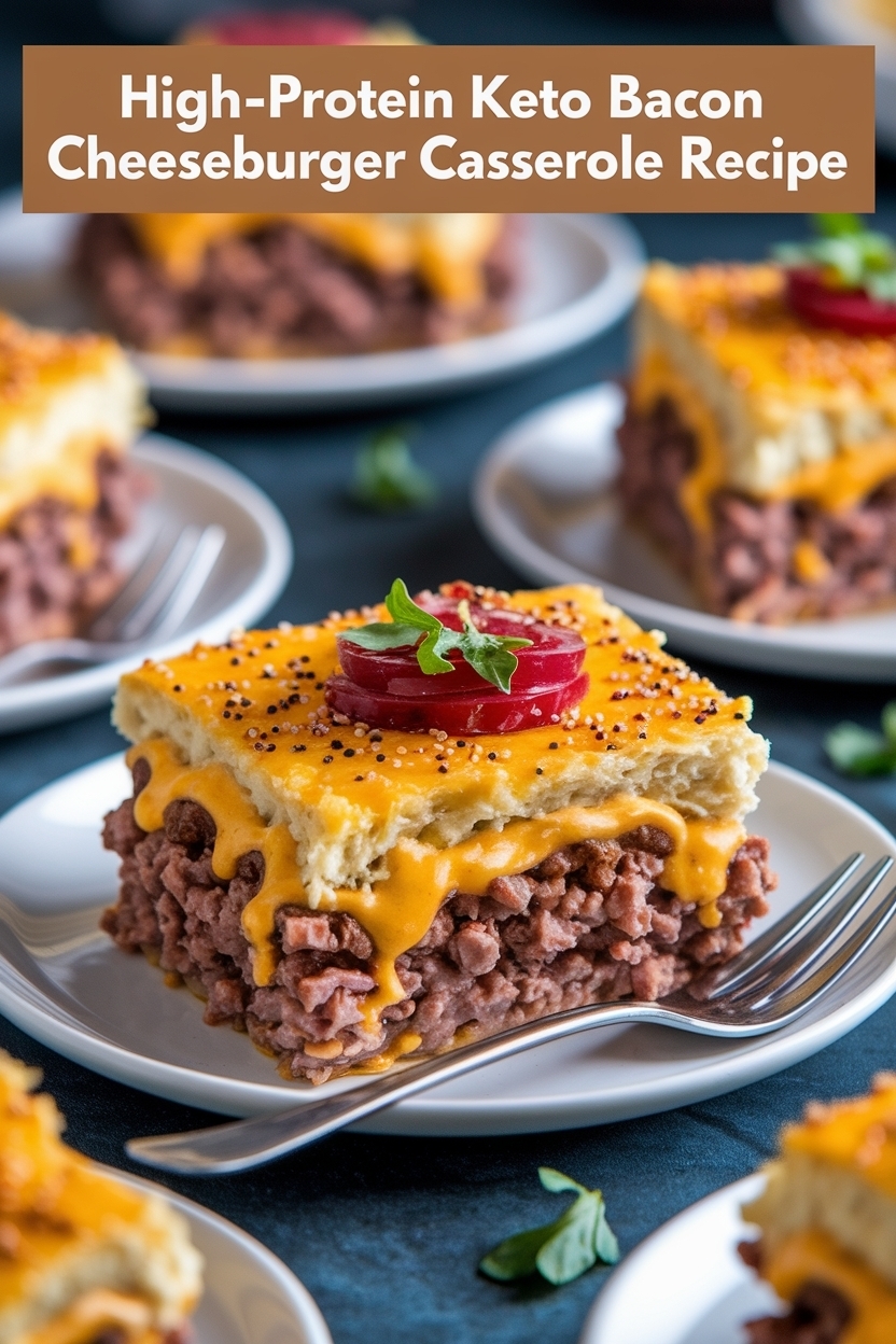 keto bacon cheeseburger casserole recipe
