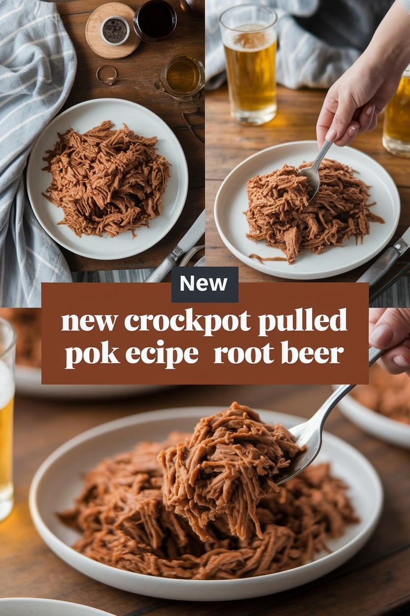 crockpot pulled pork recipe root beer