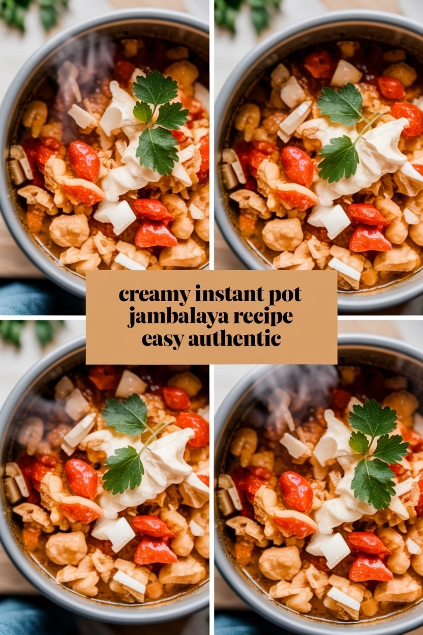 instant pot jambalaya recipe easy authentic