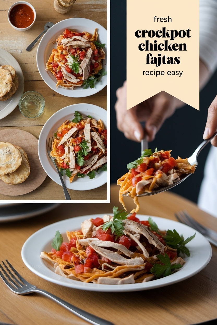 crockpot chicken fajitas recipe easy