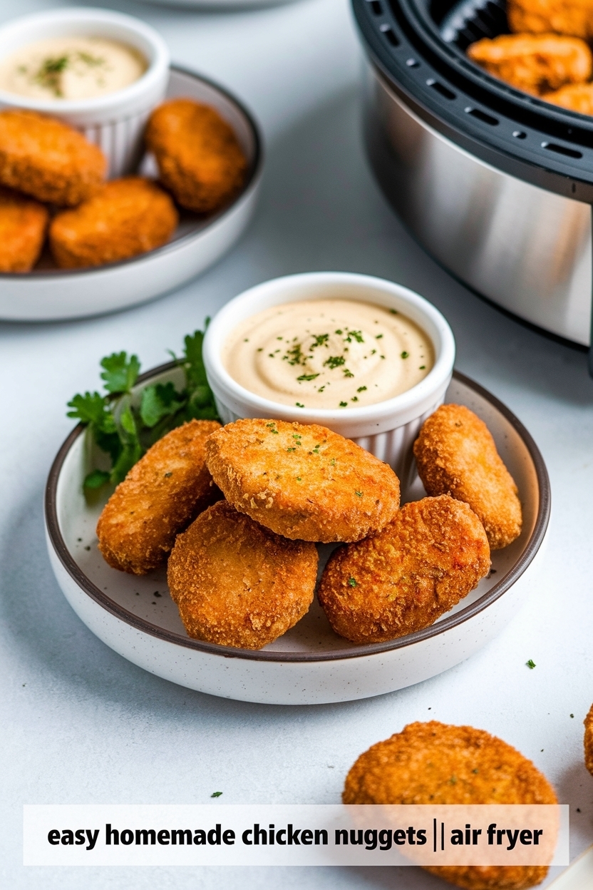 homemade chicken nuggets air fryer